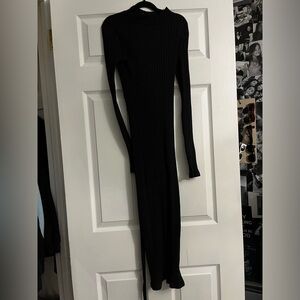 XS Zara backless maxi dress with tie in back